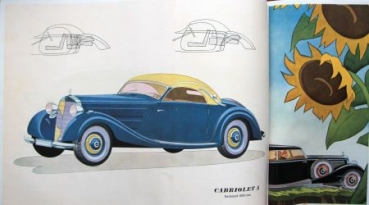Mercedes-Benz 230 Modelprogram 1937 Carbrochure (3726)